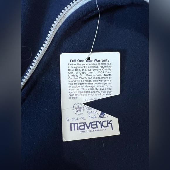 Maverick Vintage NWT Men’s M. Polar fleece Jacket w/slide pockets & zip closure - Picture 10 of 11